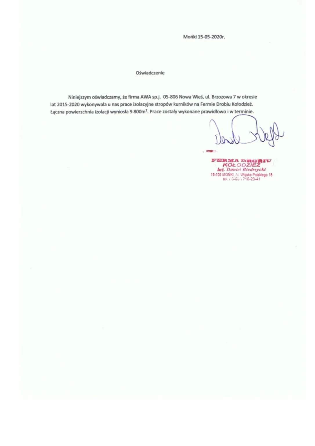 Referencje Kołodzież